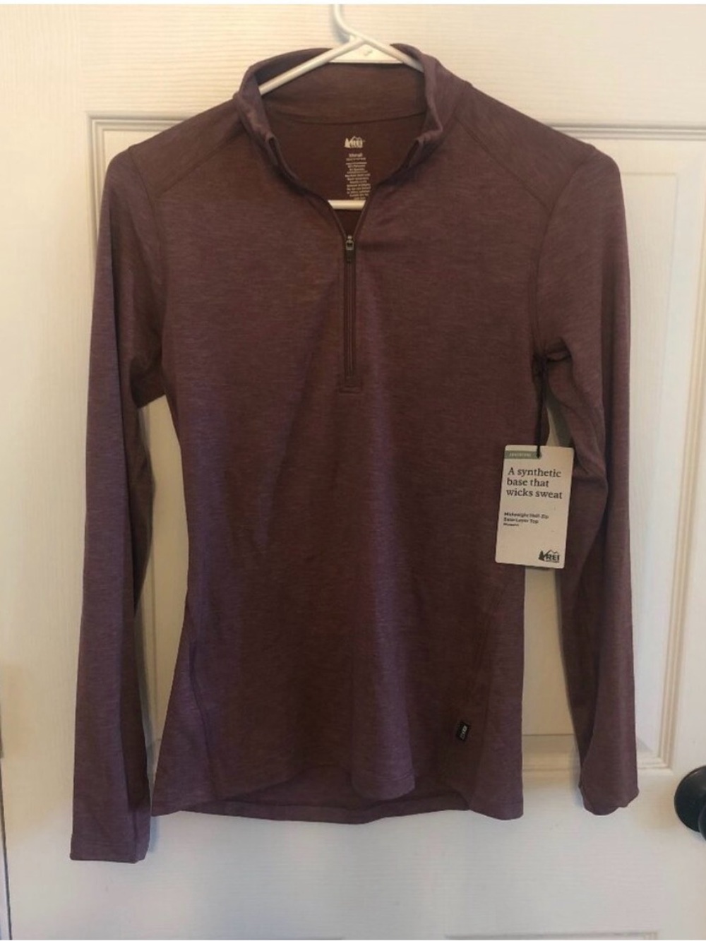 REI 1/2 Zip Merino Wool Base-layer, Small